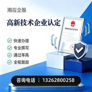 嘉兴高新技术企业认定申报服务