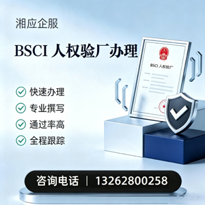 嘉兴BSCI人权验厂申请服务